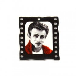 Colgante de Metacrilato James Dean 31x35mm