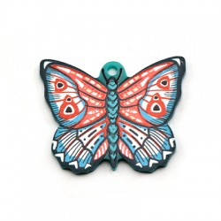 Colgante de Metacrilato Mariposa 37x30mm