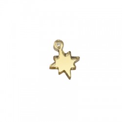 Colgante de Metacrilato Estrella Navideña 13x15mm