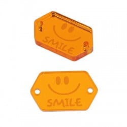 Conector de Metacrilato Hexagono ´´SMILE´´ 20x12mm