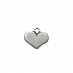 Colgante de Metal Zamak Corazón 10x16mm