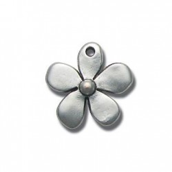 Colgante de Metal Zamak Flor 21mm