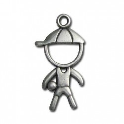 Colgante de Metal Zamak Niño 30x16mm