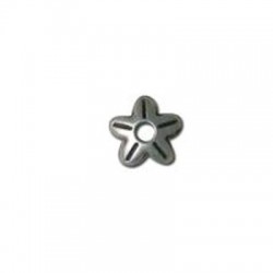 Cascarilla de Metal Zamak Flor 8mm