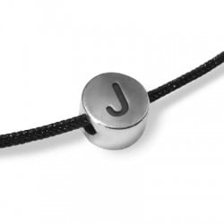 Pasador de Metal Zamak Redonda Letra "J" 7/4.4mm (Ø2mm)