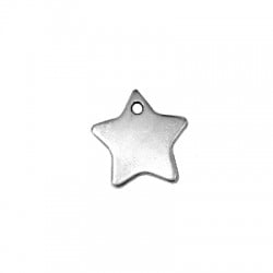 Colgante de Metal Zamak Estrella 18mm