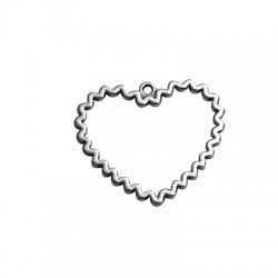 Colgante de Metal Zamak Corazón 33x29mm