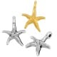 Colgante de Metal Zamak Estrella de Mar 13mm