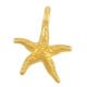 Colgante de Metal Zamak Estrella de Mar 13mm