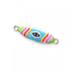 Conector de Metal Zamak Tabla de Surf con Esmalte 9x25mm