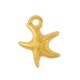 Colgante de Metal Zamak Estrella de Mar 16x13mm