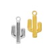 Colgante de Metal Zamak Cactus 13x19mm