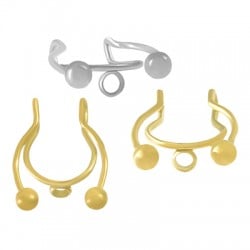 Pendiente Earcuff de Acero Inoxidable 304 13x16mm/1mm