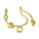 Pendiente Earcuff de Acero Inoxidable 304 13x16mm/1mm