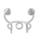 Pendiente Earcuff de Acero Inoxidable 304 13x16mm/1mm