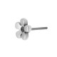 Pendiente de Metal Zamak Flor 6mm