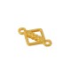 Conector de Metal Zamak Rombo con Cadena 10x11mm