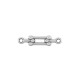 Conector de Metal Zamak Rectangular 17x6mm