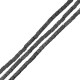 Tubo de Hematita 1,4x1,6/1,4mm(Ø0.8mm)(40pcs/tira)