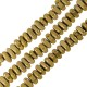 Entrepieza de Hematita Irregular 5x6/3,5mm(Ø1,4mm)(~40pcs/tira)