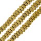 Entrepieza de Hematita Irregular 5x8/4mm(Ø1,3mm)(~40pcs/str)